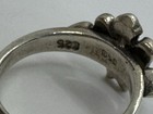 Vintage Sterling Silver Angel Ring With Hearts Size 6 SE 925 — photo 6