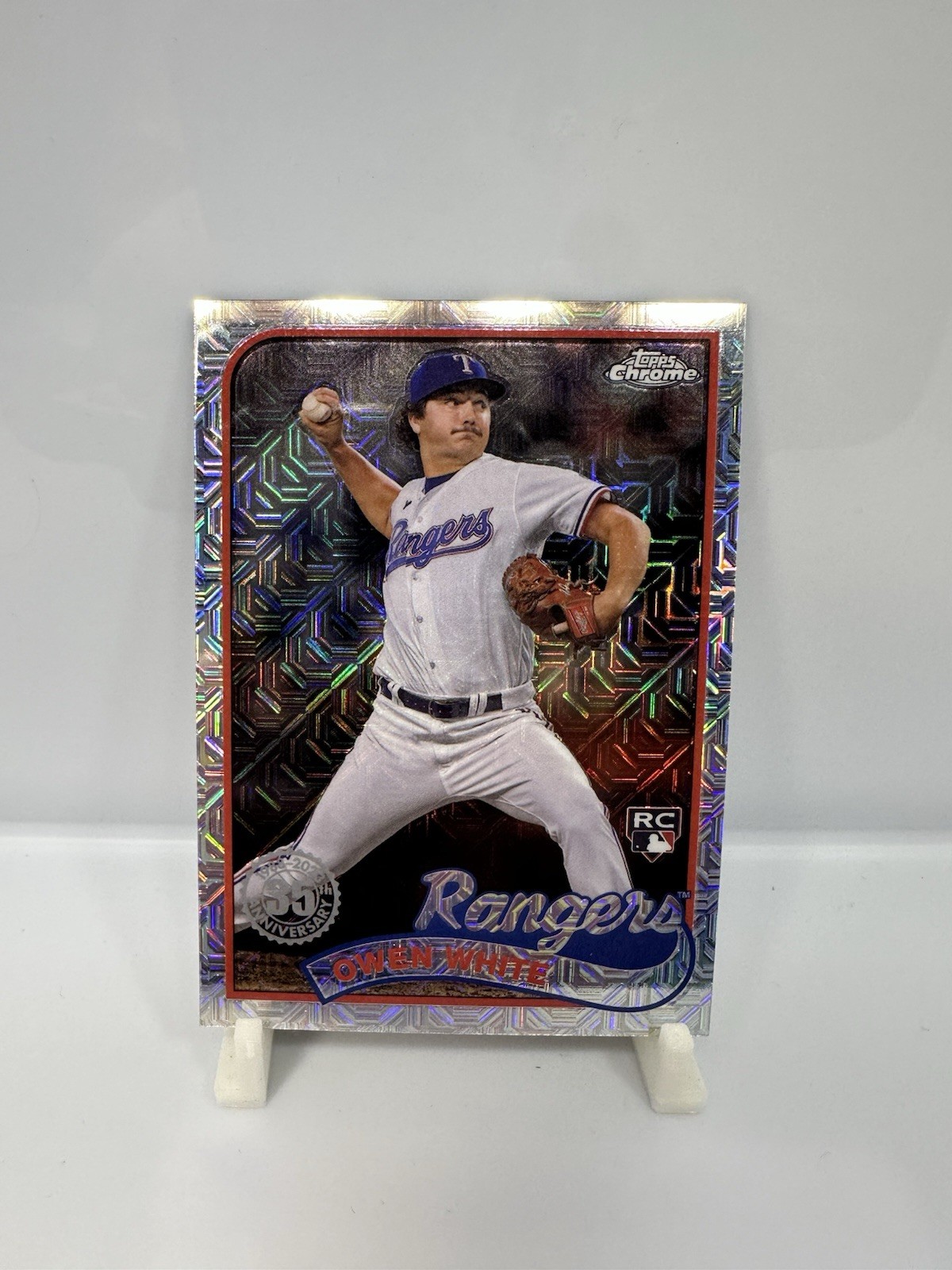 2024 Topps '89 Topps Silver Pack Chrome #T89C-13 Owen White Texas Rangers