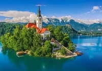 Puzzle (500 T.) Bled, Slowenien (Castorland) Neu/Ovp