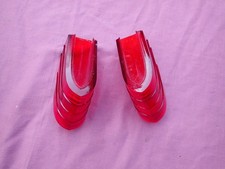 1949 Plymouth Tail Light Lenses Lh Rh Nos 1300567 1300568 Lamp Lens