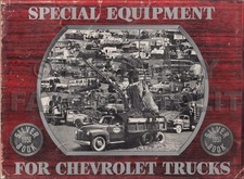 1951 Chevrolet Truck Silver Book Special Equipment Dealer Album Accessories