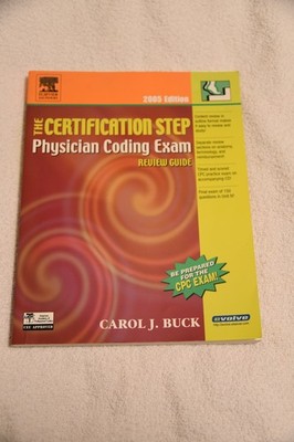 The Certification Step Physician Coding Exam Review Guide, 2005 Ed with CD - NEW