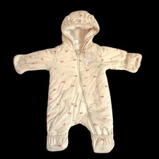 Wonder Nation Baby Infant Size 3-6 Months Bunting Fleece Outdoor Winter Bodysuit