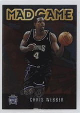 2001-02 Topps Chrome Mad Game Chris Webber #MG9 HOF 17wc