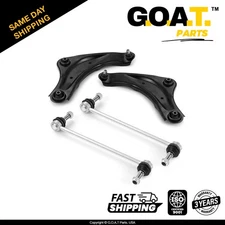 4 PC Front Lower Control Arm & Front Sway Bar Kit for Nissan Sentra Juke Leaf