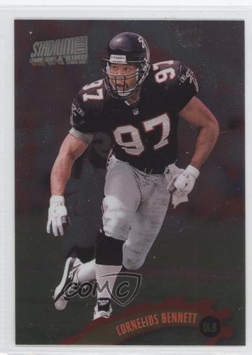 Cornelius Bennett [One of a Kind] #202 1997 Stadium Club card
