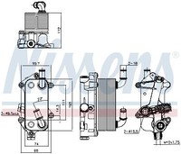 Nissens ÖLküHler, MotoröL 91299 FüR BMW