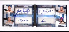 2025 Topps Knockout UFC Gaethje Poirier Holloway O'Malley Quad Auto Booklet #/10