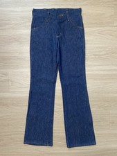 VTG Maverick Automaticks Flared Full Cut Jeans Women s 26x30 Blue Bell Made USA