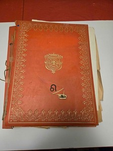 Vintage 70s 80s  student scrapbook lions lions lions lions!!!