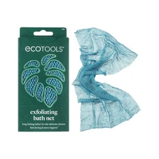 EcoTools Exfoliating Bath Net, Inspired by African 1 Count (Pack of 1), Blue 
