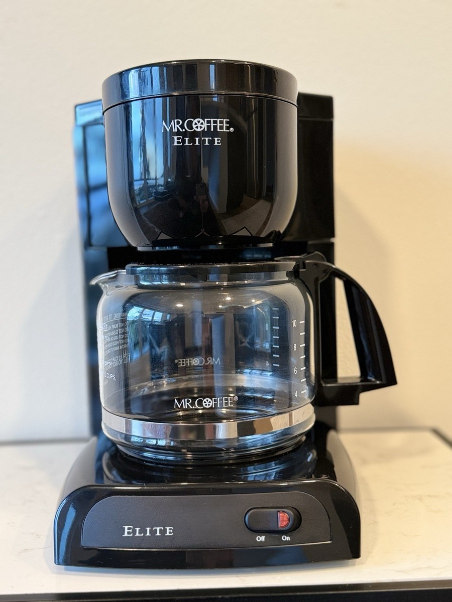 Mr. Coffee Elite Drip Coffee Maker-12-Cup Programmable Coffee Machine w/  Glass | eBay