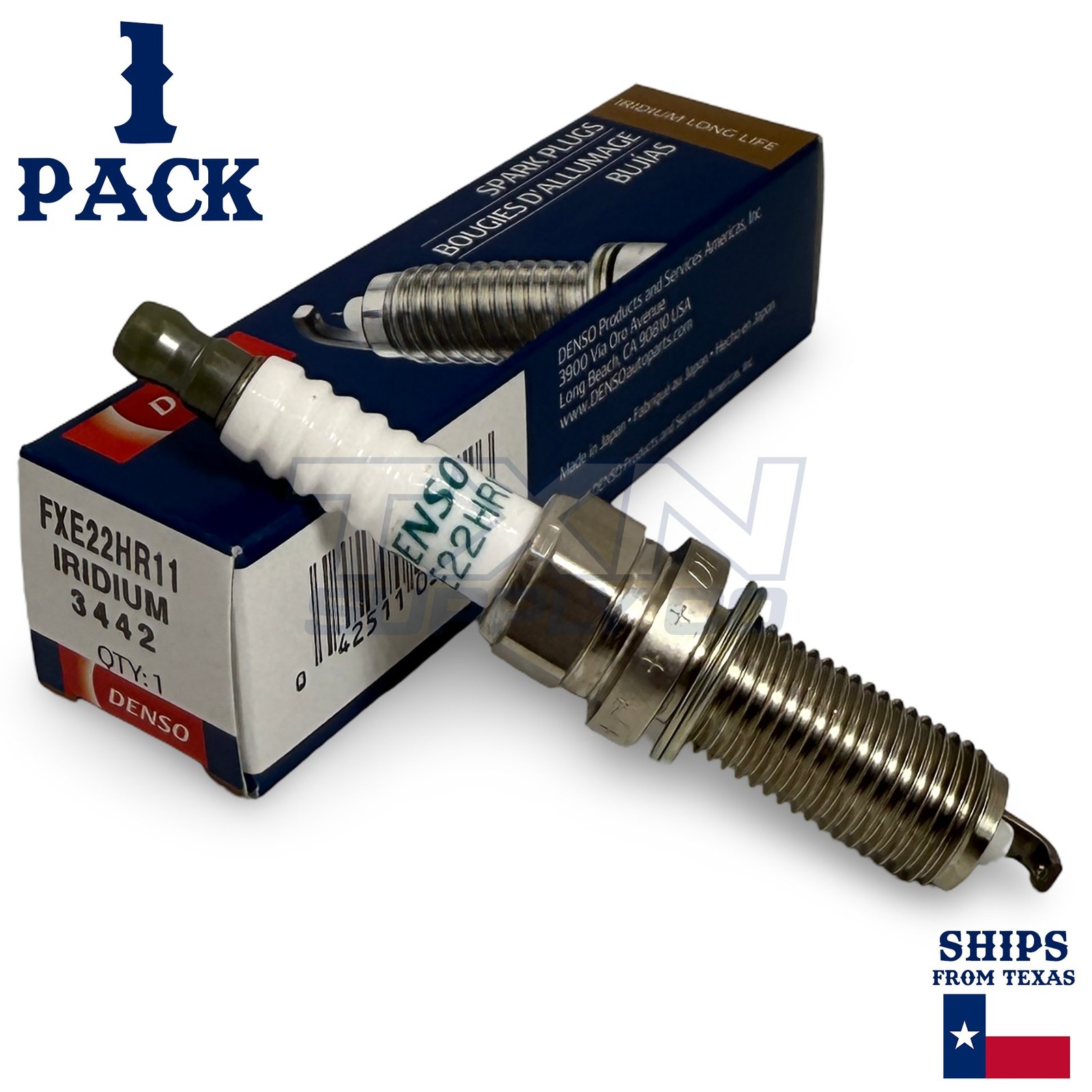 1 Pack Denso 3442 Iridium Long Life Spark Plug FXE22HR11