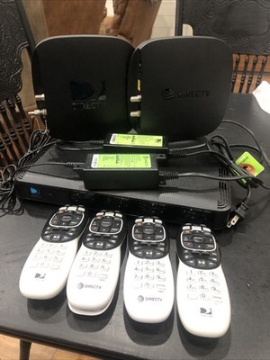 Direct Tv Bundle ! 4 Remote 2 Power Supply 2 Wireless Bride 1 Receiver 