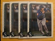 (4) 2025 TOPPS UPDATE SERIES RHYLAN THOMAS MINT RC LOT #US196