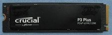 Used Crucial P3 Plus 1TB NVMe SSD PCIe 4.0 M.2 2280 CT1000P3PSSD8F 100% Health