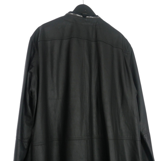 Rick Owens 21Aw Larry Leather Shirt Long Sleeve 54 Black Rick Owens 21Aw Larry Leather Shirt Long Sleeve 54 Black