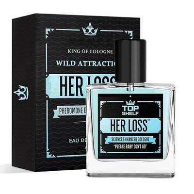 Top Shelf Her Loss Wild Attraction Cologne Eau de Cologne 50ml Mens Pheromone