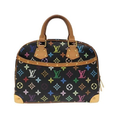 Authentische LOUIS VUITTON Multicolor Trouville Noir Handtasche M92662 LV...