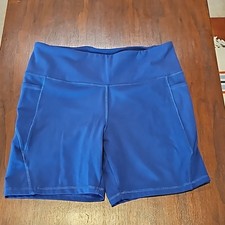 Bike Shorts with Pocket. Navy.