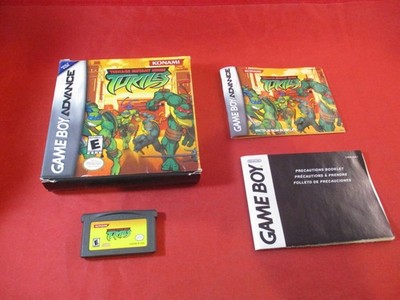 Teenage Mutant Ninja Turtles (Nintendo Game Boy Advance, 2003) COMPLETE w/Box #Q