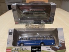 Brekina Starline Steyr 480A Omnibus 1:87 H0 und Sauerer 5 GVF-U Reisebus 1/87 HO