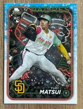 2024 Topps Holiday -#H191 Yuki Matsui (RC) San Diego Padres