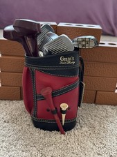 Vintage Grants whisky Golf Bag 1970's Bar Set 
