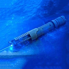 BX6-H 450nm Adjustable Focus Blue Laser Pointer Visible Laser Beam Lazer Pen US