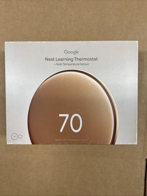 Google Nest Learning Thermostat 4th Gen Gold Temperature Sensor - USED