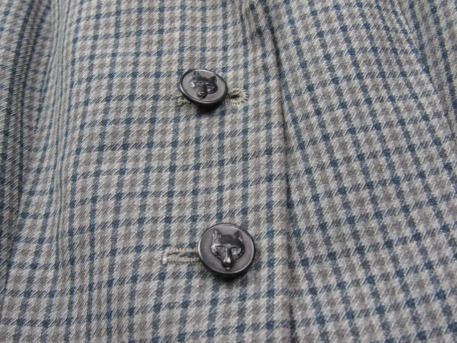 Vtg Pytchley English Fox Hunt Riding Tweed Jacket XS Velvet Collar Equestrian