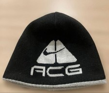 90S Nike Acg Beanie Reversible Knit Cap Men Hat Accessory Original Collection
