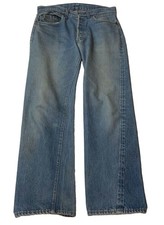 Vintage Levi's 501 Redline Selvedge 80s Made in USA Faded W33 L33