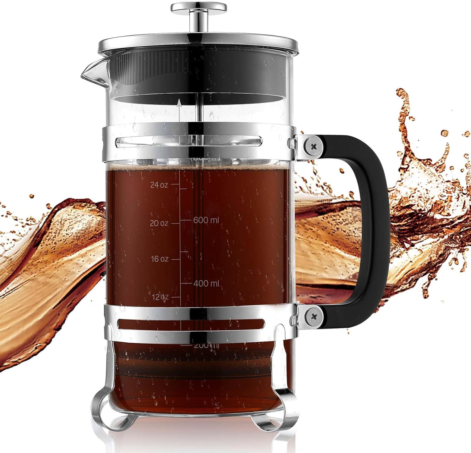 Coffee Maker, 34 Ounce 1 Liter Borosilicate Glass Coffee Pre
