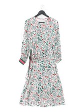 Boden Shirt Midi Dress UK12 in White