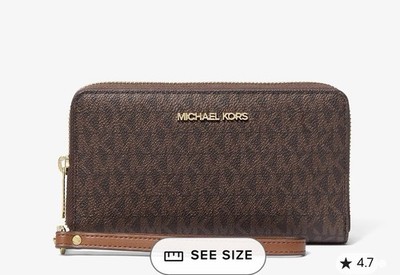Michael Kors 35F8GTVW9B-847 Women's Jet Set Travel Multifunction Phone Case -...
