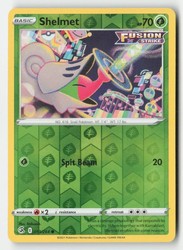 Shelmet 013/264 Reverse Holo Fusion Strike