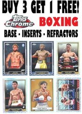 2024 Topps Chrome Boxing (BUY 3 GET 1 FREE!) You PIck/Complete Your Set