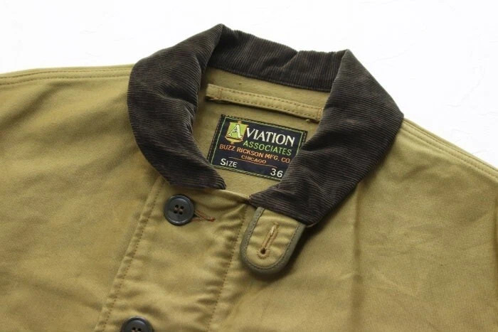 Buzz Rickson's BR15346 N-1 Flight Jacket Civilian Model Khaki New - second product detail image