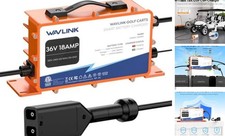 36V 18 AMP Golf Cart Battery Charger, IP67 Versatile Battery for EZGO TXT