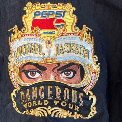 Vintage 1992 Michael Jackson Dangerous Tour Jacket Stadium jacket