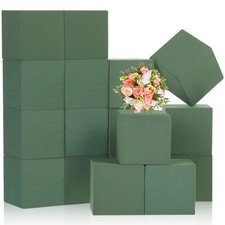 18 Pcs Floral Foam Blocks 3.15" Dry and Wet Flower Blocks for Artificial and Fre