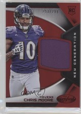 2016 Certified New Generation Jerseys Mirror Red 253/299 Chris Moore #23 2u3