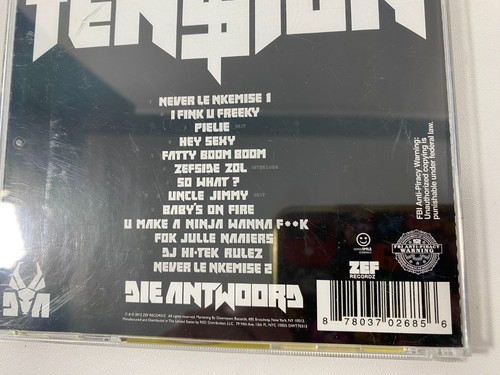 DIE ANTWOORD 'Tension' 2012 Rave/Rap Alternative Hip-Hop CD Album U.S. PRESS - Picture 7 of 8