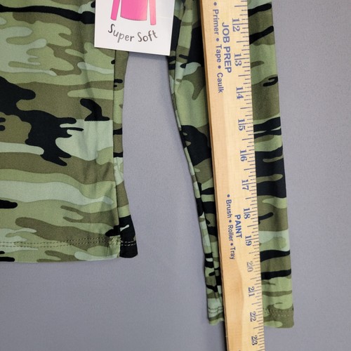 Bobbie Brooks Camouflage Top Damen S Grün Camo Super Kuschelig Weich Dehnbar Neu - Bild 9 von 12