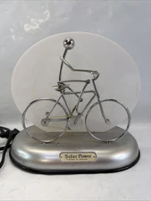 Solar Powered Cyclist Sculpture Model# 20/66 Production By Artist Ishiguro Works