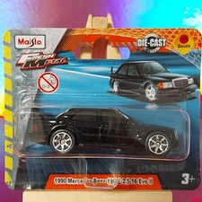 MAISTO 1990 MERCEDES BENZ 190 E 2.5-16 EVO II Schwarz - NEU OVP - Sammlung 1:64