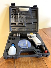 Northern Industrial 3/8" Reversible Air Drill Kit ~ 1800 RPM ~ Includes Bits