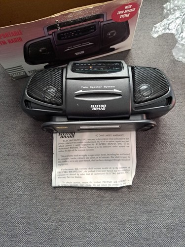 Original Vintage Lifelong Baby Boom Box AM/FM Portable Mini Radio 2225 ...