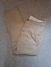 Levi's Men's Beige Slim Straight Cargo Trousers W36 L32 Button Fly *notes*
